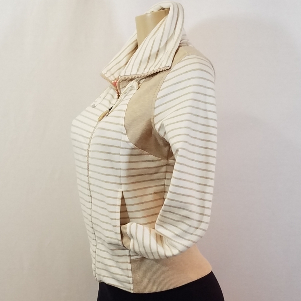 LAURA Scott Striped Fleece Jacket